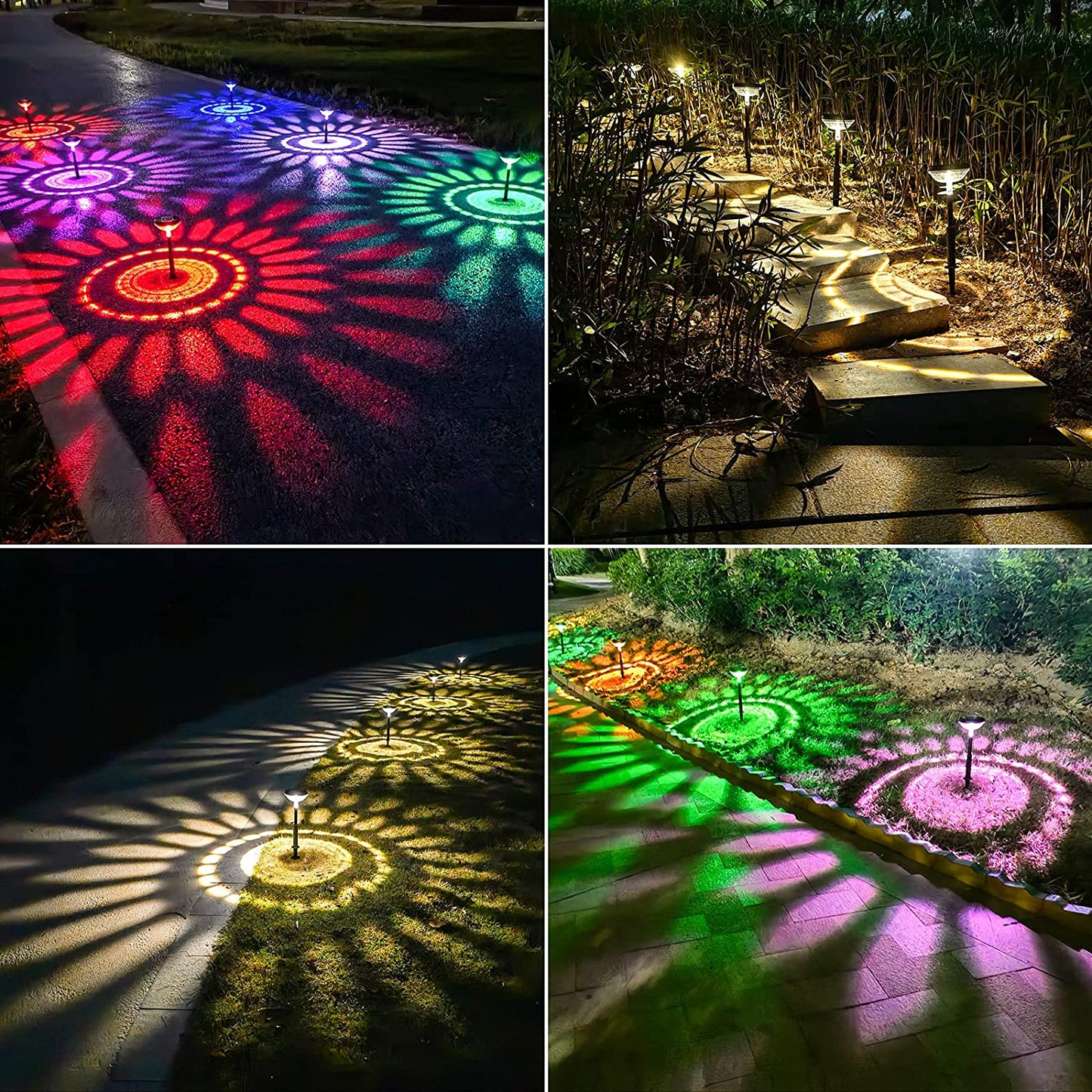 🔌🌙 Solarbetriebene Dekobeleuchtung für den Außenbereich, für den Garten und für Wege 💖
