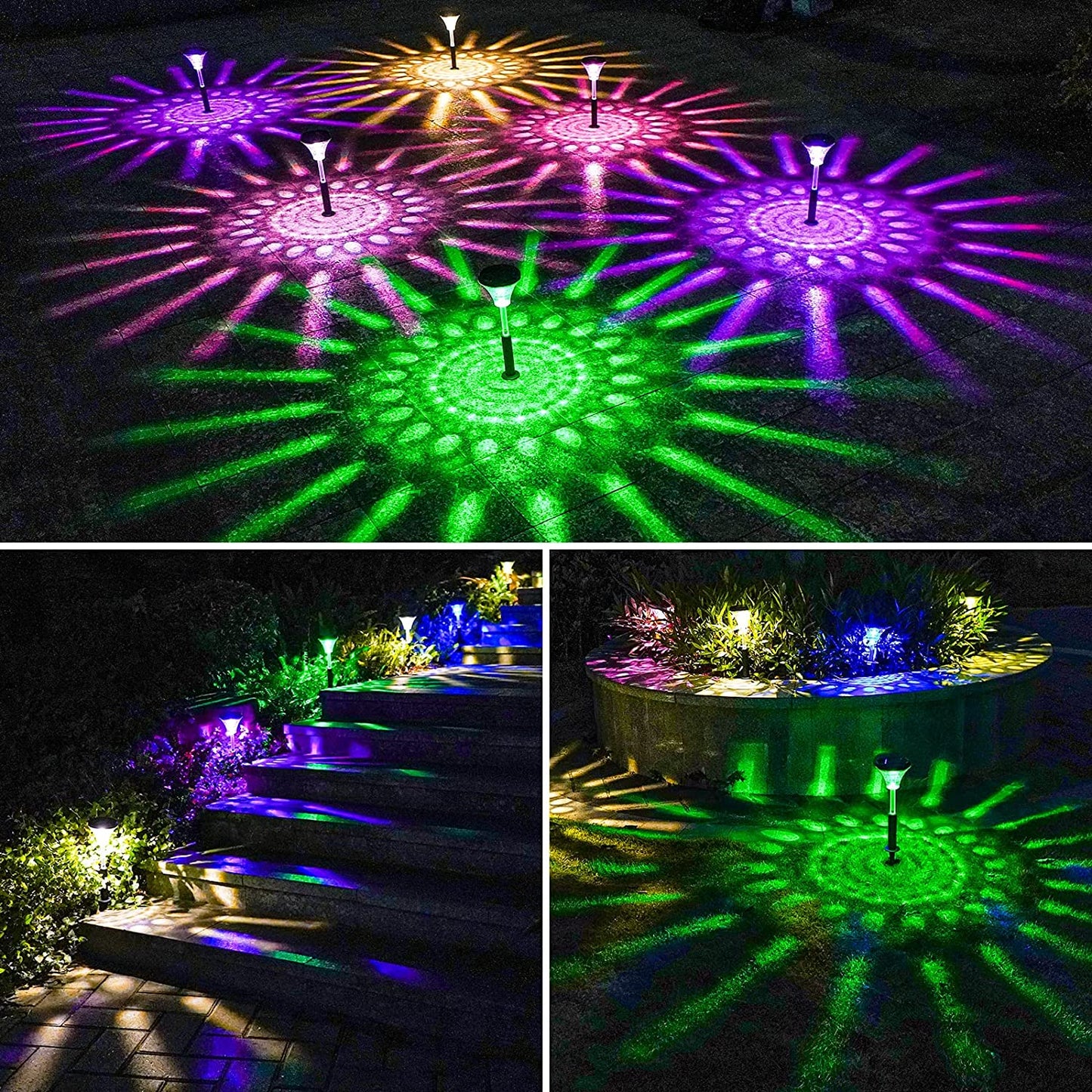 🔌🌙 Solarbetriebene Dekobeleuchtung für den Außenbereich, für den Garten und für Wege 💖