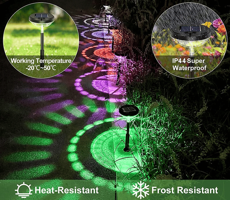 🔌🌙 Solarbetriebene Dekobeleuchtung für den Außenbereich, für den Garten und für Wege 💖