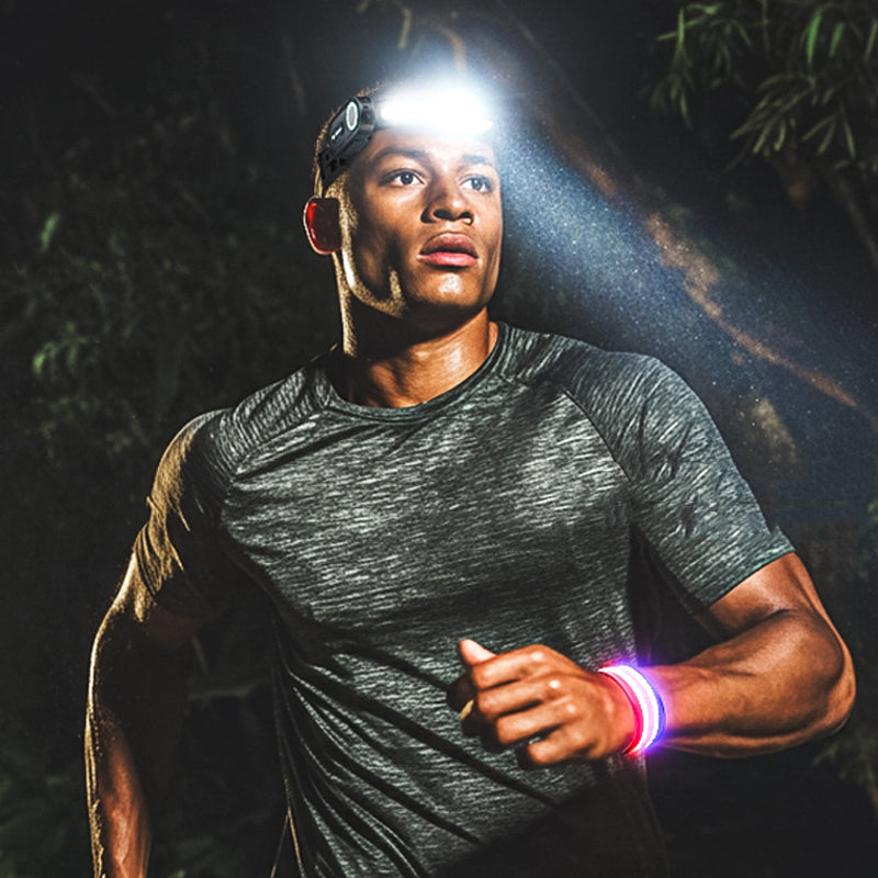 🔦 Smart Sensor Stirnlampe ✅ 230° Breiter Strahl & Type-C Laden | Freihändige Outdoor-Lampe 🌙 -50% NUR HEUTE 🔥
