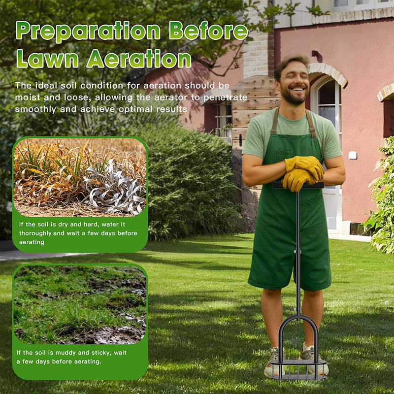 🌱 50% RABATT! ✨ Manueller Rasenbelüfter‑Set, inklusive Montagewerkzeugen und Arbeitsschutzhandschuhen — Karbonstahl, verstellbar & effizient 🏡