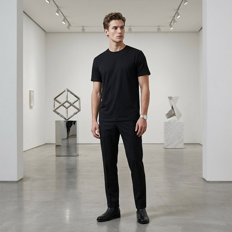 🔥10K+Stück verkauft🔥50% RABATT! Herren Classic T-Shirt mit Rundhalsausschnitt – bequem, atmungsaktiv & vielseitig