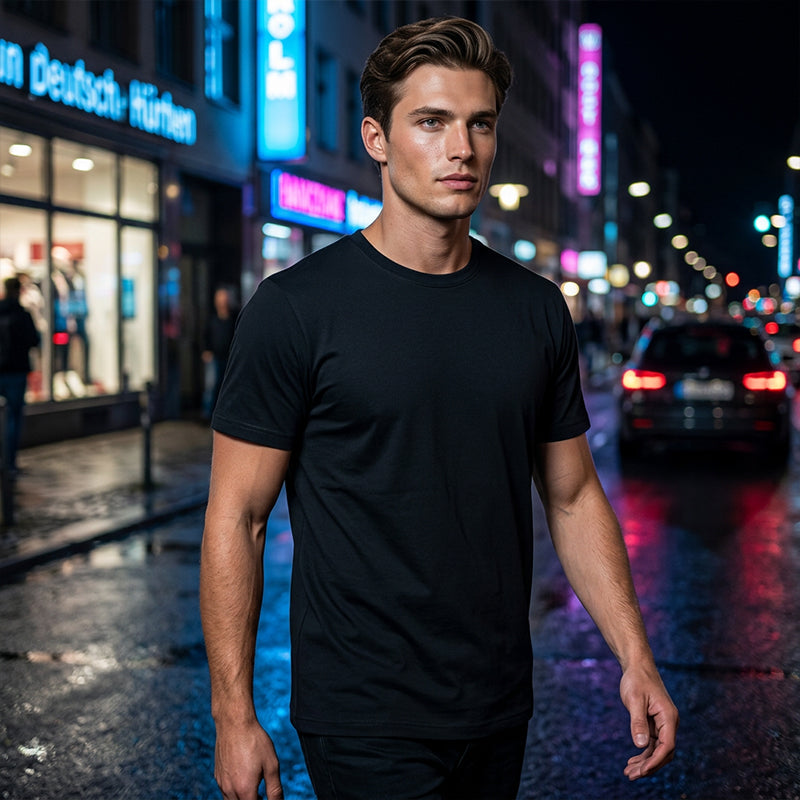 🔥10K+Stück verkauft🔥50% RABATT! Herren Classic T-Shirt mit Rundhalsausschnitt – bequem, atmungsaktiv & vielseitig