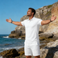 Zweiteiliges Sommer-Set für Herren aus Polohemd und Shorts