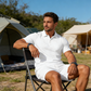 Zweiteiliges Sommer-Set für Herren aus Polohemd und Shorts
