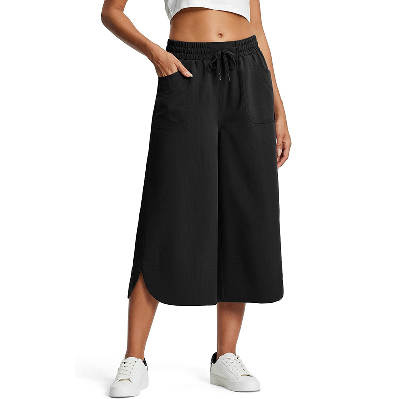 ✨ NUR FÜR BEGRENZTE ZEIT 50% RABATT! 🌸Schmeichelhafte Cropped-Hose mit hoher Taille