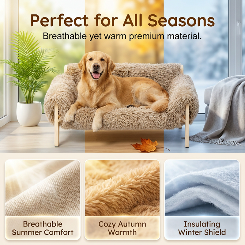 【😻Limitierte Auflage: 50 % Rabatt】🐈Waschbares Katzen- und Hundebett für jede Jahreszeit🐕