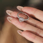 💍Funkelnder Silberring mit Herz-Schleife – feminin elegant als romantisches Geschenk🎀