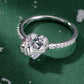 💍Funkelnder Silberring mit Herz-Schleife – feminin elegant als romantisches Geschenk🎀