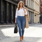 🛍️50% RABATT: Die perfekte Jeans-Optik Leggings – Figurformend & Ultra-bequem👖