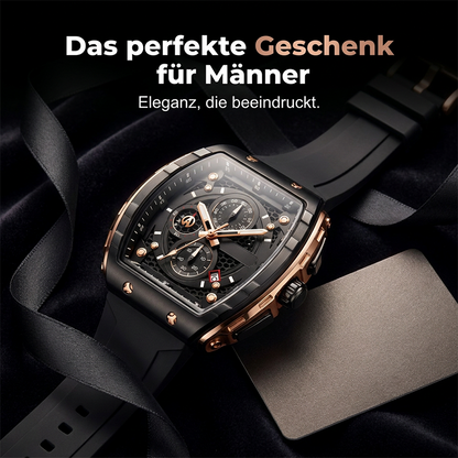 ⌚ 50% RABATT! 🏁 Herren-Chronograph mit Silikonarmband – Stoppfunktion, wasserdicht & sportlich-elegantes Design – perfekt für den aktiven Alltag oder besondere Anlässe 💪