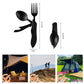 🍴 50% RABATT! 🎁 4-in-1 faltbares multifunktionales Outdoor-Besteck – Löffel, Gabel, Messer & Flaschenöffner – kompakt, leicht & ideal für Camping, Wandern oder Notfalltasche 🏕️