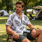 ✨Sommer-Sonderangebot 50% RABATT!🌴2-teiliges Set aus Hawaiihemd und Shorts für Herren👕