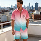 ✨Sommer-Sonderangebot 50% RABATT!🌴2-teiliges Set aus Hawaiihemd und Shorts für Herren👕
