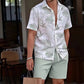 ✨Sommer-Sonderangebot 50% RABATT!🌴2-teiliges Set aus Hawaiihemd und Shorts für Herren👕