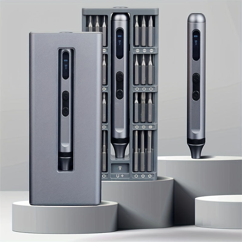 ⚙️ NUR FÜR BEGRENZTE ZEIT 50% RABATT!⚙️50-in-1 Akku-Elektroschrauber🔩Präzisions Reparatur Werkzeugset📱USB-C Schnellladung für Heim & Handwerk🛠️
