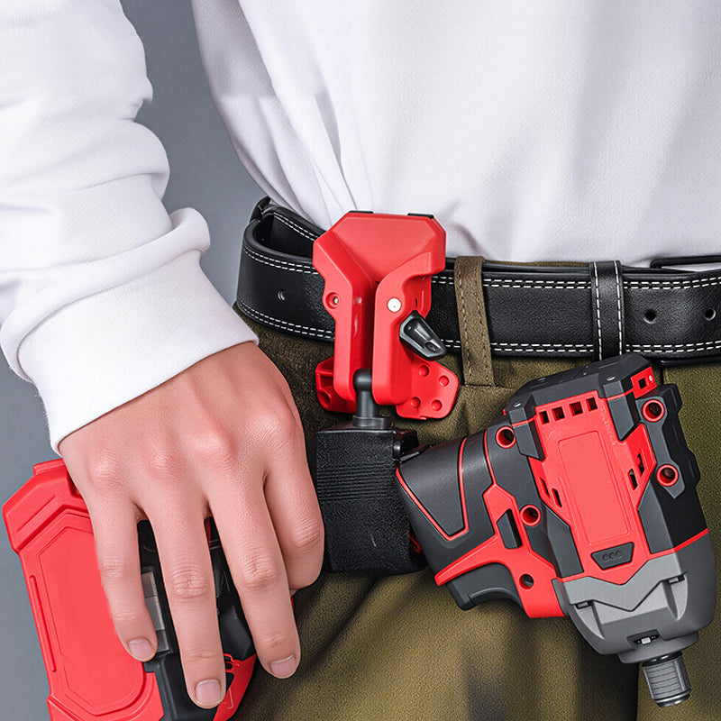 🔧50% RABATT!Unverzichtbar für die Bauindustrie 👷‍♂️Tragbares selbstverriegelndes Holster für Elektrowerkzeuge