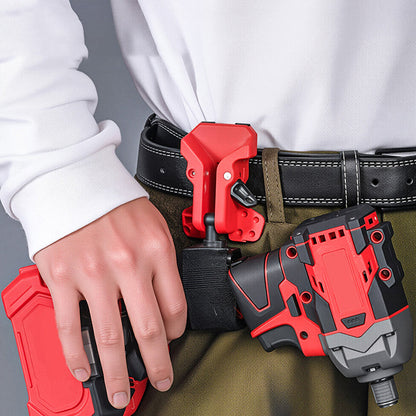 🔧50% RABATT!Unverzichtbar für die Bauindustrie 👷‍♂️Tragbares selbstverriegelndes Holster für Elektrowerkzeuge