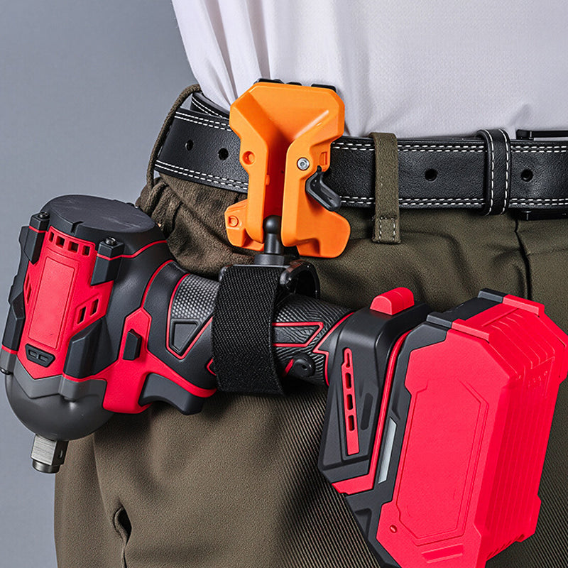 🔧50% RABATT!Unverzichtbar für die Bauindustrie 👷‍♂️Tragbares selbstverriegelndes Holster für Elektrowerkzeuge
