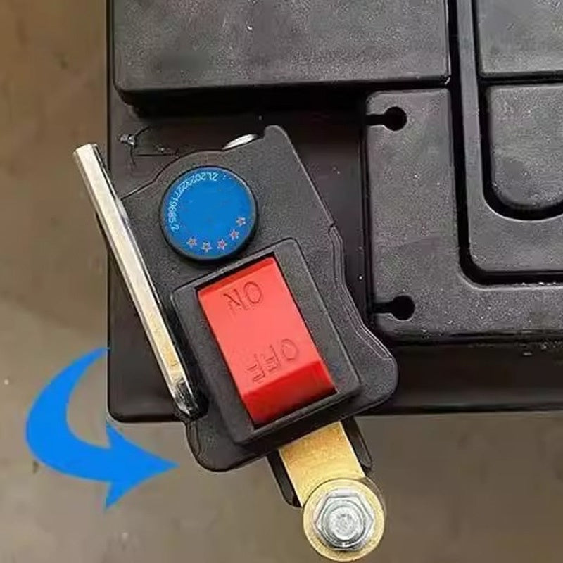 ⚙️50% RABATT! 🔋T-förmiger Batteriehauptschalter fürs Auto – mit digitaler Spannungsanzeige, reines Kupfer – ideal als Diebstahlschutz & zur Wartung🚗⚡
