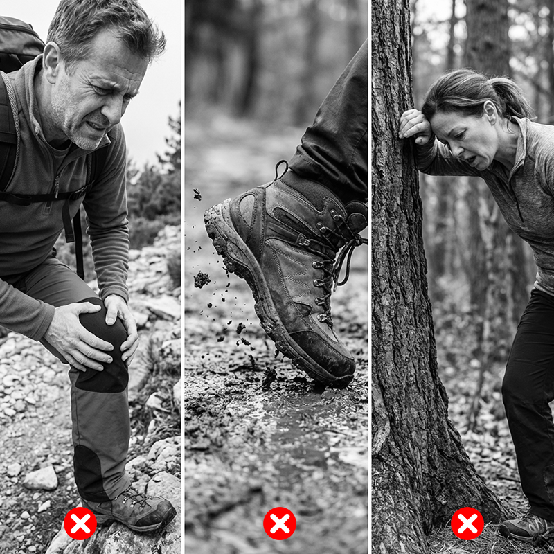 ⛰️✨ Verstellbarer Gehstock aus Aluminiumlegierung – Robust, stoßdämpfend, leicht 🌲