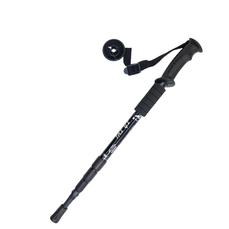 ⛰️✨ Verstellbarer Gehstock aus Aluminiumlegierung – Robust, stoßdämpfend, leicht 🌲