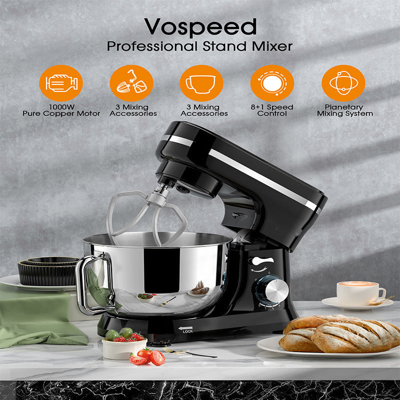 📢📢Letzter Tag – 50 % Rabatt!! ⏰Leistungsstarker Küchenmixer – Heavy Duty & Vielseitig 🥣 Für Backen & Kochen