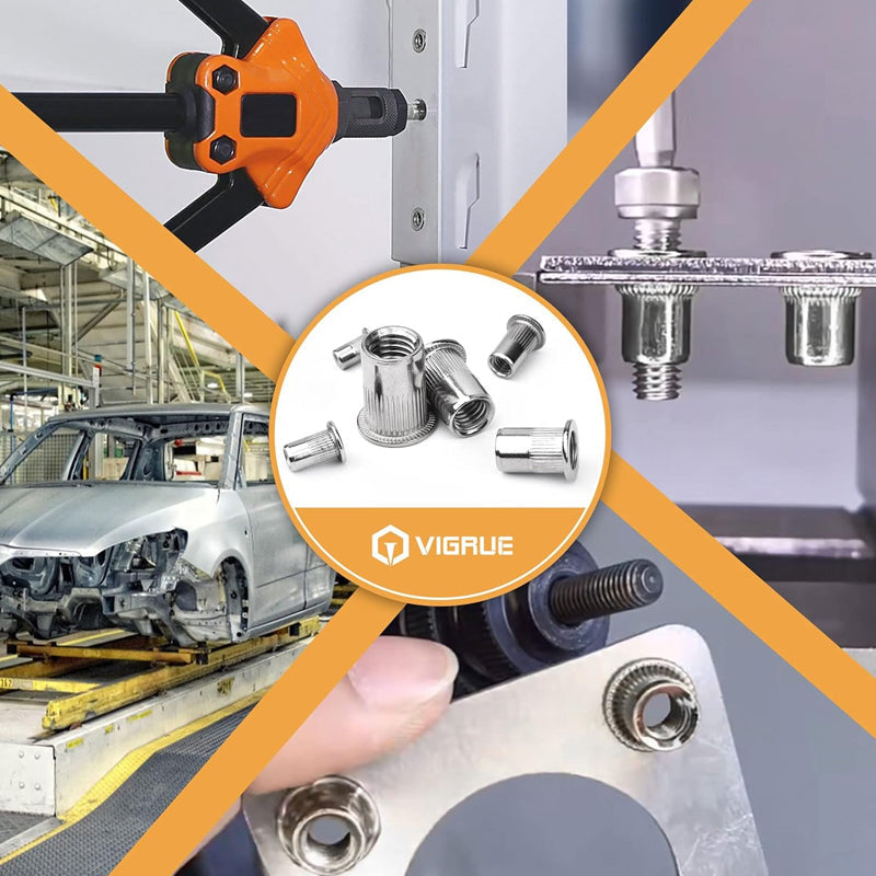 ⚙️50% RABATT!🔩Gewindeeinsatz Nietenmuttern Set – Kein Schweißen, kein Ausreißen der Schrauben mehr!