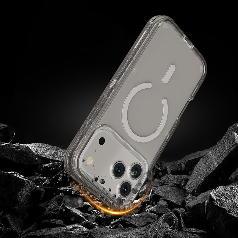 Shockproof Clear Magnetic Phone Case with Strong Magnetic Lock – Anti-Yellowing, 360° Protection, Slim Fit ✨
