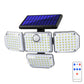 Solar Bewegungsmelderleuchte☀️✨Mehrere Leuchtenköpfe Außenlampe