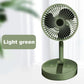 ⏰ 50 % RABATT – 🔋Wiederaufladbarer, zusammenklappbarer USB-Teleskopventilator – leise, um 180° schwenkbar, 4 Geschwindigkeitsstufen, tragbar ✨