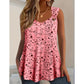 Sommer-Tanktop für Damen mit Blumenmuster