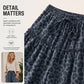 📢📢50 % RABATT !! ⏰Damenhose mit Leopardenmuster – Rüschen am Saum, weit geschnitten, schick 🌿