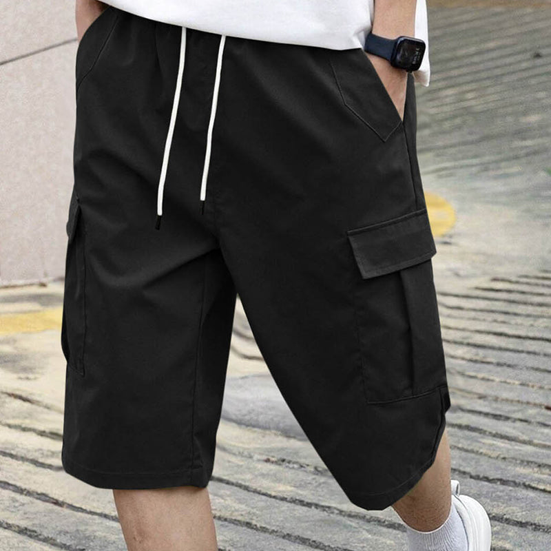🩳 JETZT 50 % RABATT! 🔥 Lässige Herren-Cargoshorts mit Kordelzug – Leicht, mit vielen Taschen und elastischem Bund – perfekt zum Wandern, Reisen oder für heiße Sommertage ☀️