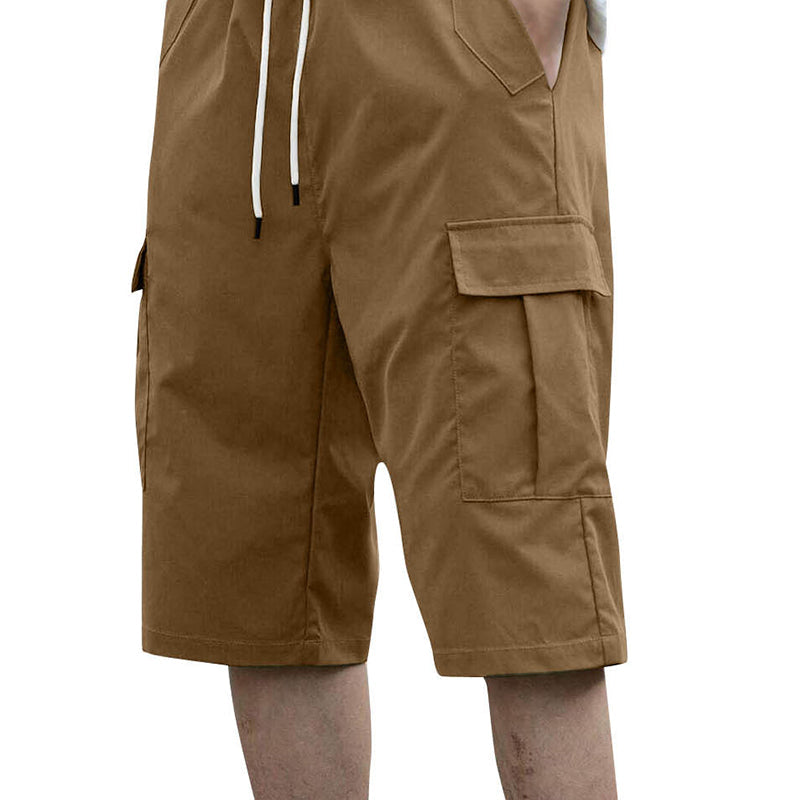 🩳 JETZT 50 % RABATT! 🔥 Lässige Herren-Cargoshorts mit Kordelzug – Leicht, mit vielen Taschen und elastischem Bund – perfekt zum Wandern, Reisen oder für heiße Sommertage ☀️
