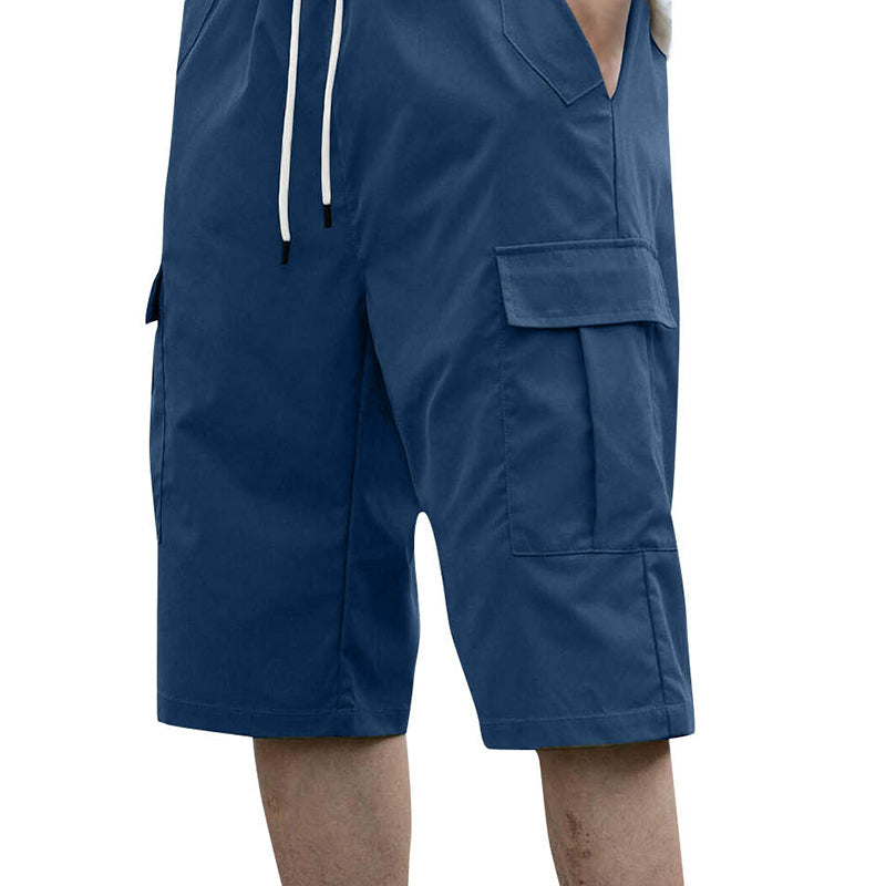 🩳 JETZT 50 % RABATT! 🔥 Lässige Herren-Cargoshorts mit Kordelzug – Leicht, mit vielen Taschen und elastischem Bund – perfekt zum Wandern, Reisen oder für heiße Sommertage ☀️