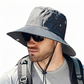 🧢 ☀️ Outdoor-Sonnenhut mit breiter Krempe & Kinnriemen – Leicht, schützend & perfekt für Strand und Wandern 🏖️ 🥾