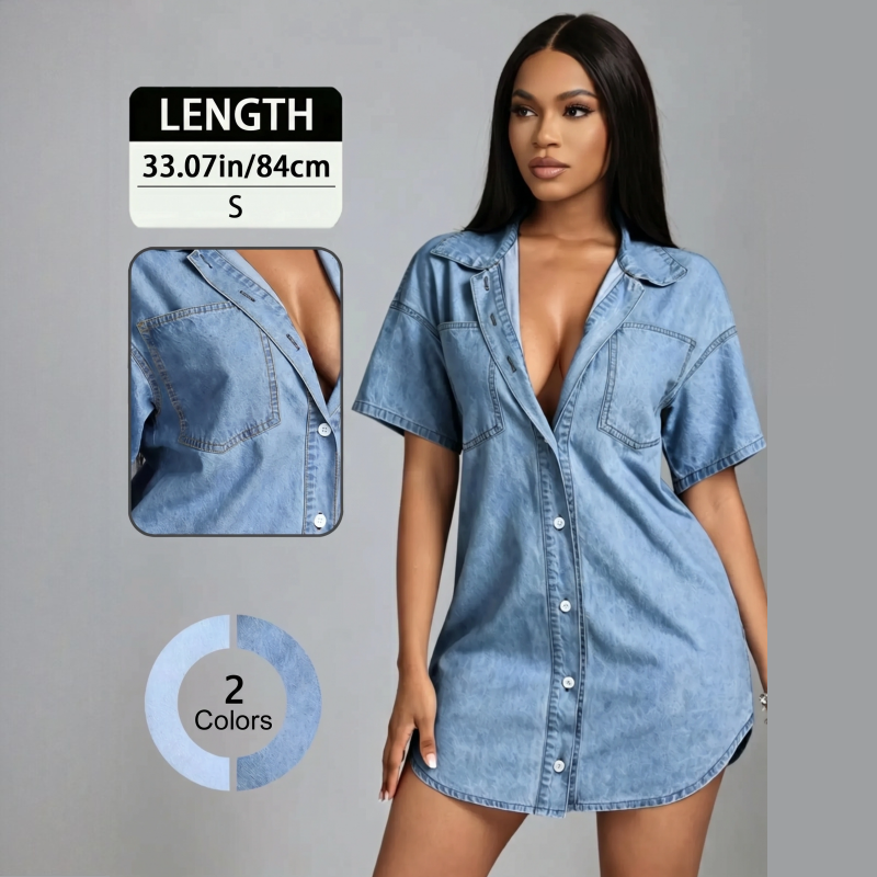 ⏳ Figurbetont, aber absolut nicht einengend! 🥰👗Der lässige Klassiker aus robustem, atmungsaktivem Premium-Denim zum halben Preis.