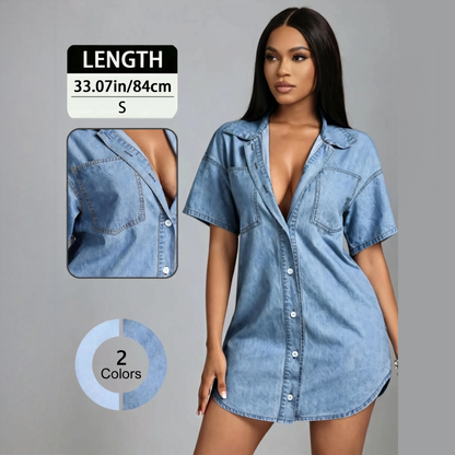 ⏳ Figurbetont, aber absolut nicht einengend! 🥰👗Der lässige Klassiker aus robustem, atmungsaktivem Premium-Denim zum halben Preis.