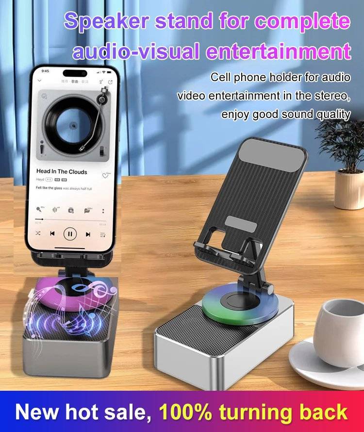 Bluetooth-Lautsprecher, Powerbank & Handyhalter