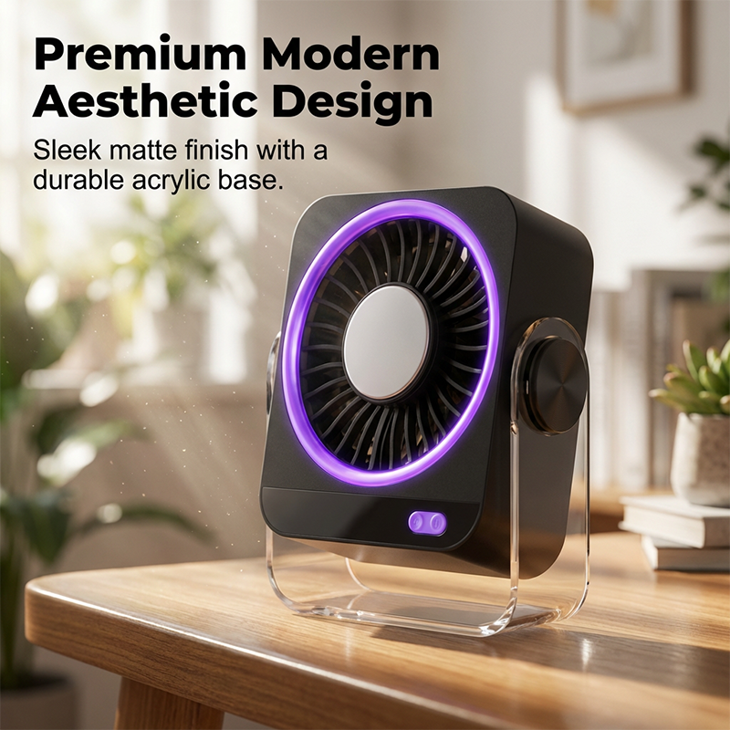 ✨Sommer-Sonderangebot 50% RABATT!❄️Tragbarer Tisch- und Wandventilator mit LED-Anzeige