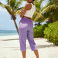 ⏰ Nur noch heute 50% Rabatt! 🌺 Damen Sommer Karierte 3/4 Hose | Leicht & luftig, lockere Passform für Strand & Alltag 👖