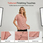 ✨Sommer-Sonderangebot 50% RABATT!👚Damen Lässiges Gestreiftes Knopfleisten-T-Shirt