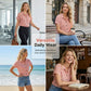 ✨Sommer-Sonderangebot 50% RABATT!👚Damen Lässiges Gestreiftes Knopfleisten-T-Shirt