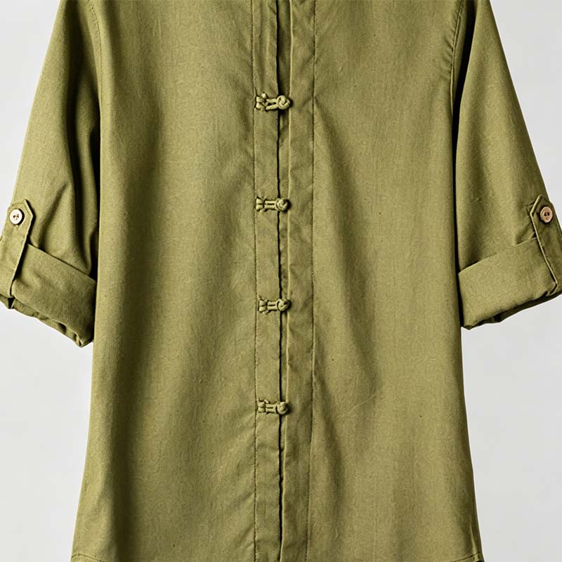👕🌿 Herren-Freizeithemd aus Leinen mit Stehkragen – 50% RABATT! Leicht, luftig, lässig. 🔥☀️