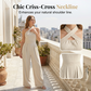 ✨Sommer-Sonderangebot 50% RABATT!🌸Eleganter Jumpsuit mit gekreuztem Neckholder-Ausschnitt