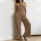 ✨Sommer-Sonderangebot 50% RABATT!🌸Eleganter Jumpsuit mit gekreuztem Neckholder-Ausschnitt
