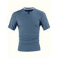 ✨Sommer-Sonderangebot 50% RABATT!👕Slim-Fit-Kurzarmhemd mit V-Ausschnitt für Herren
