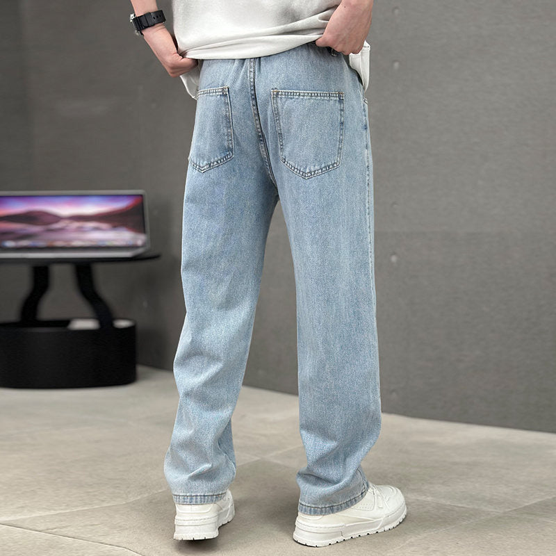 👖🔥 Men's Loose Fit Straight Leg Pants with Classic Pockets – 50% RABATT! Bequeme Hosen mit geradem Bein & klassischen Taschen. ✨💪