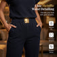 🔥👚 50% Rabatt! Damen Chic Zweiteiler-Set: Bequemes Polo-Top & Wide-Leg-Hose | Elegant für Jeden Tag & Jede Gelegenheit 🌸💨